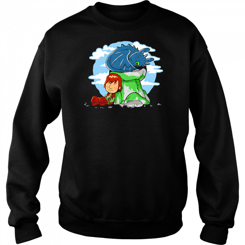 Relaxing With My Dragon shirt Hoodie
