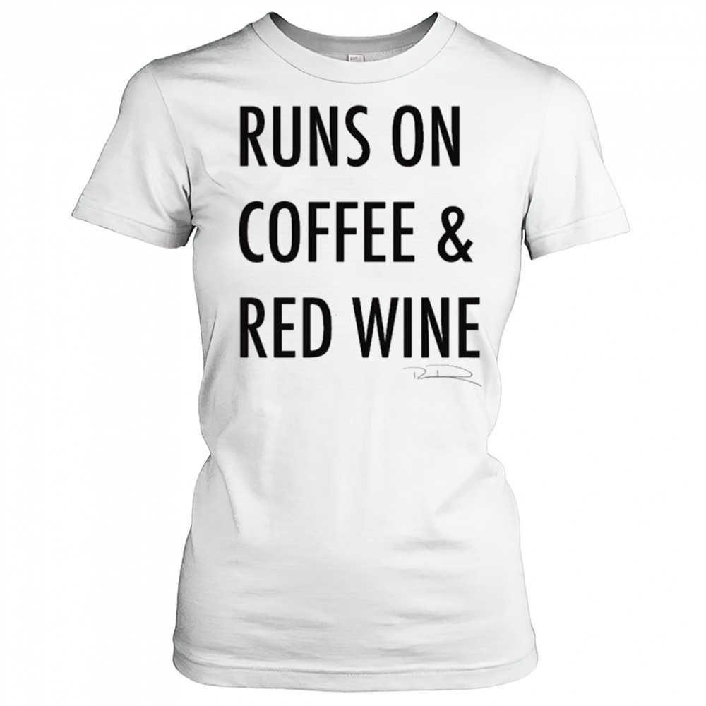 Russell Dickerson Runs On Coffee & Red Wine T-Shirt Women's T-shirt