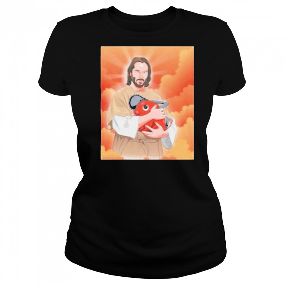 Ryan Colt Levy Keanu And Pochita Saint Wick Shirt Women's T-shirt