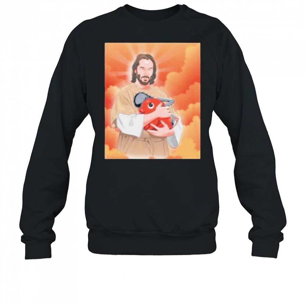 Ryan Colt Levy Keanu And Pochita Saint Wick Shirt Sweatshirt