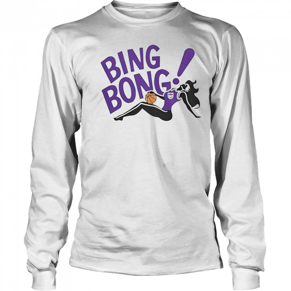Sacramento Kings Bing Bong Girl T-Shirt Long Sleeved