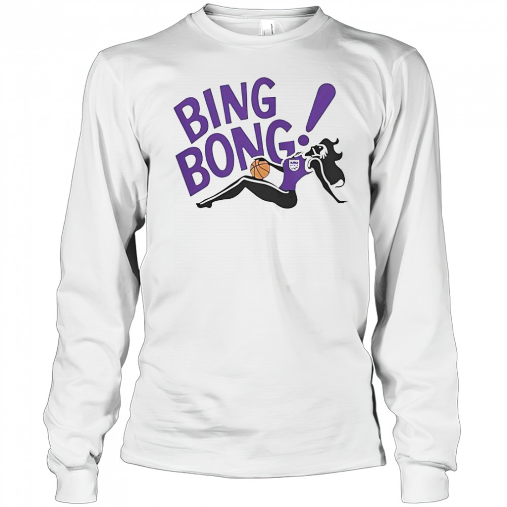 Sacramento Kings Bing Bong Girl T-Shirt Long Sleeved