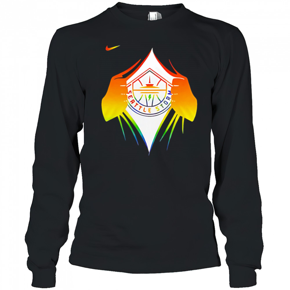 Seattle Storm Happy Pride Month 2025 shirt Long Sleeved