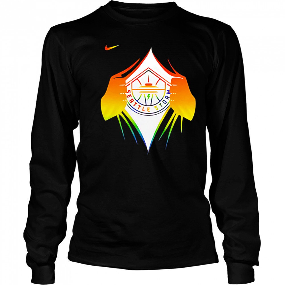 Seattle Storm Happy Pride Month 2025 shirt Long Sleeved