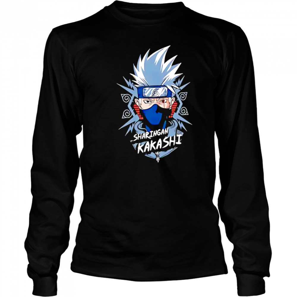 Sharingan Kakashi head shirt Long Sleeved