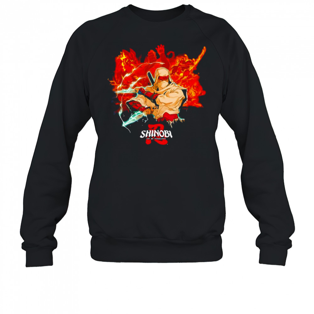 Shinobi Art of Vengeance Joe Musashi and Enemies shirt Sweatshirt