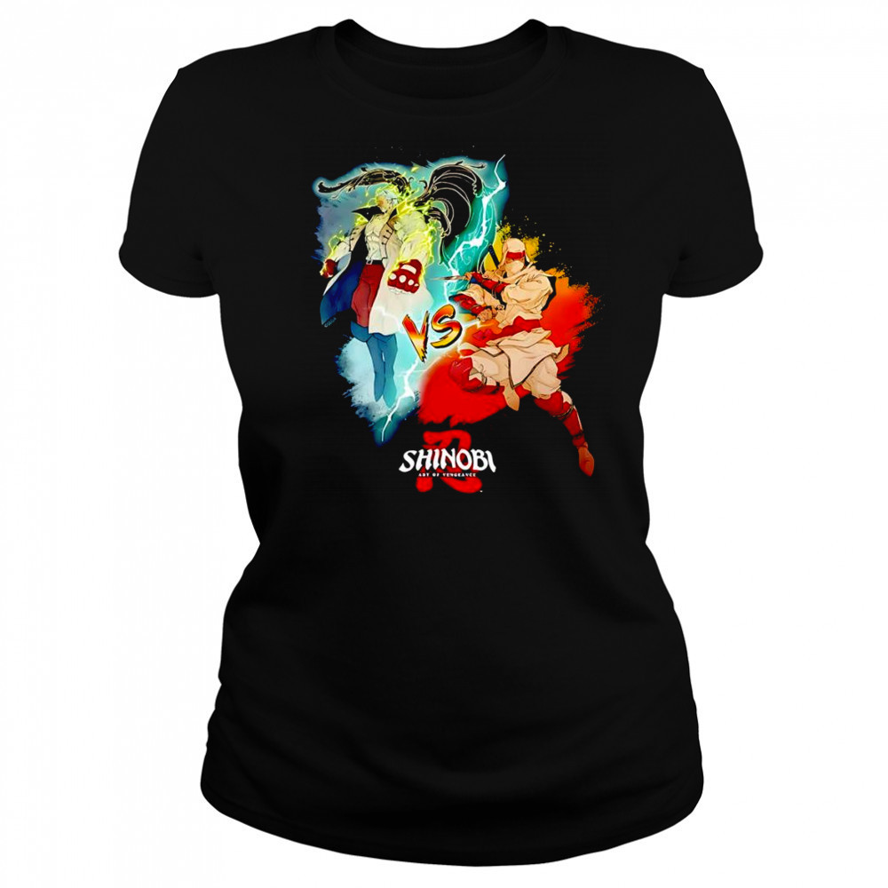 Shinobi Art of Vengeance Lord Ruse vs Joe Musashi shirt Women's T-shirt
