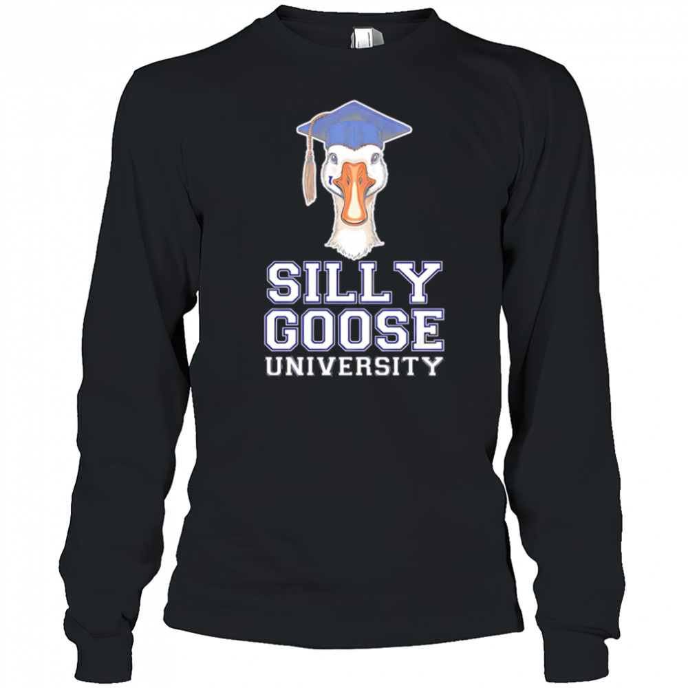 Silly Goose University Duck shirt Long Sleeved