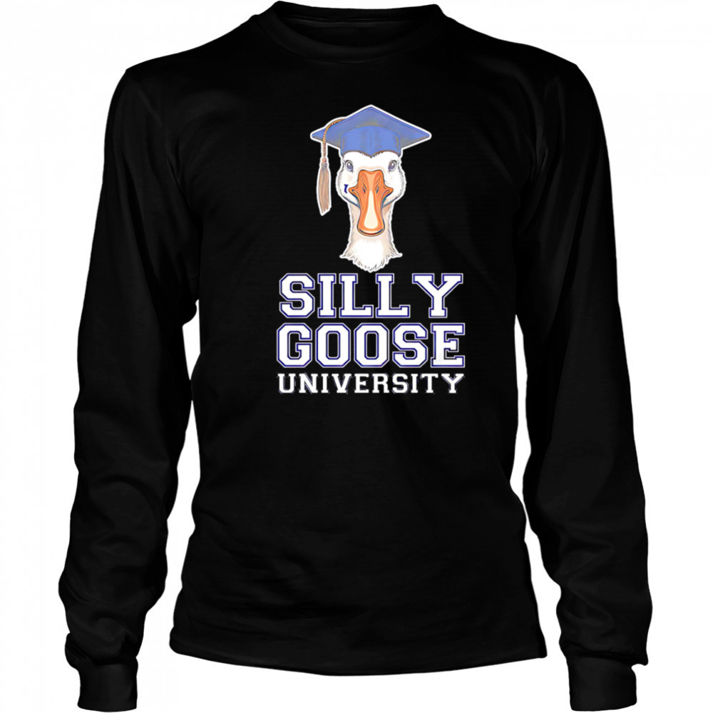 Silly Goose University Duck shirt Long Sleeved