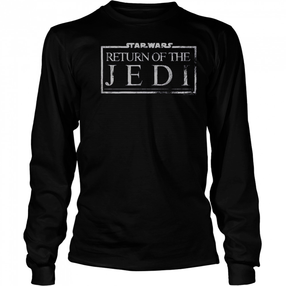 Star Wars Return Of The Jedi Logo Shirt Long Sleeved