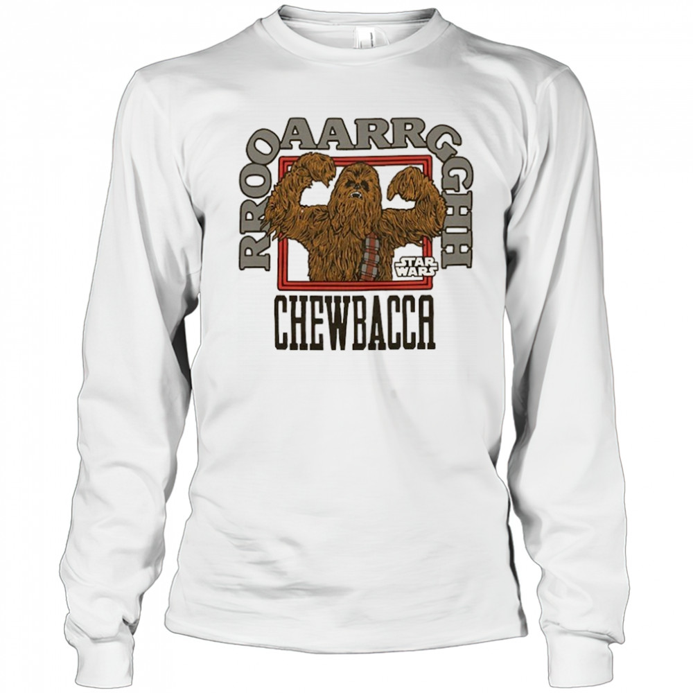 Star Wars Wookie Roar Chewbacca T-shirt Long Sleeved