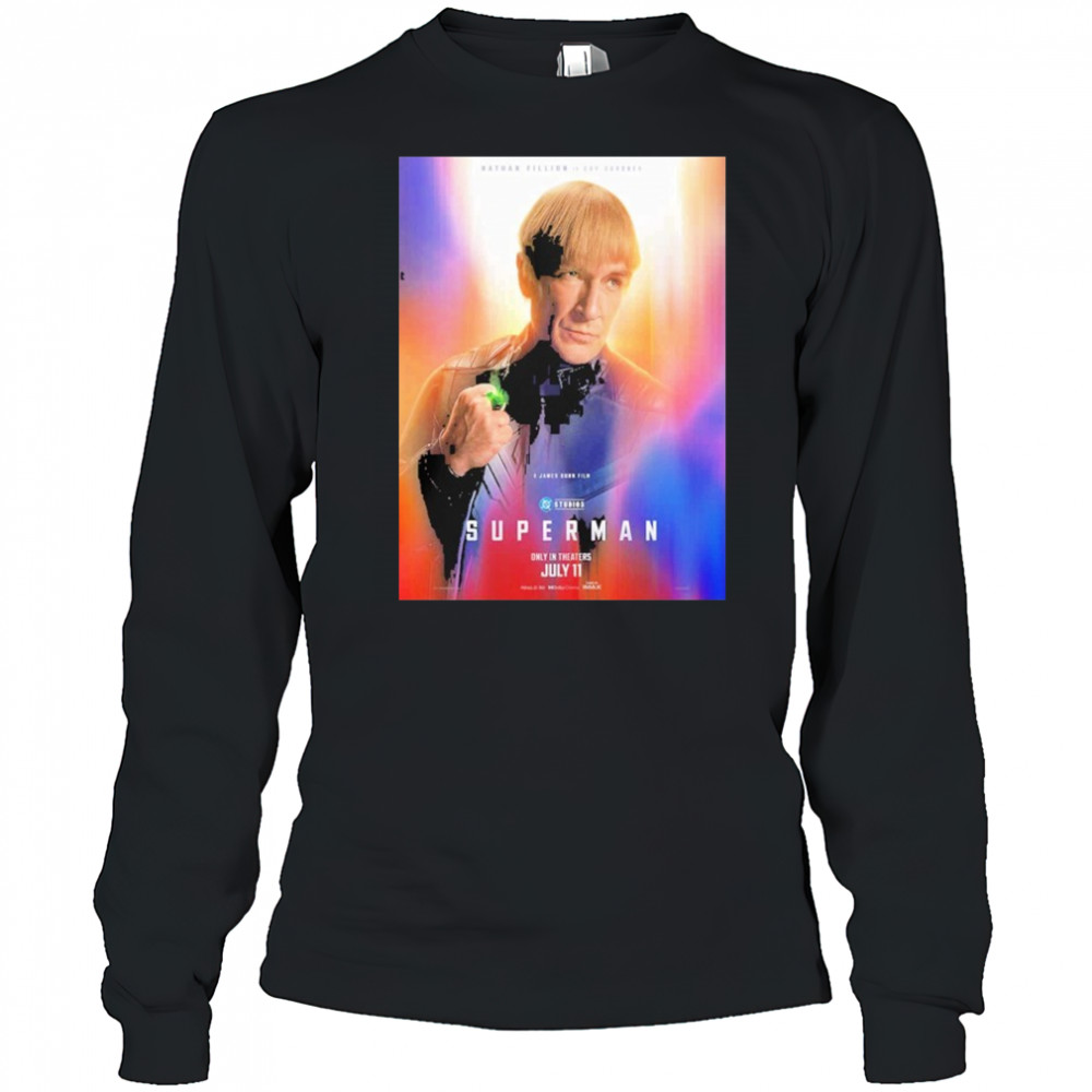 Superman Nathan Fillion Is Guy Gardner July 11 2025 DC Studios shirt Long Sleeved