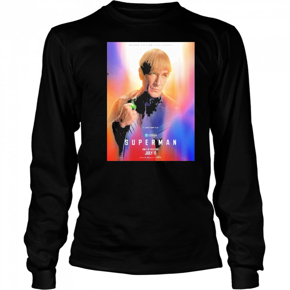 Superman Nathan Fillion Is Guy Gardner July 11 2025 DC Studios shirt Long Sleeved