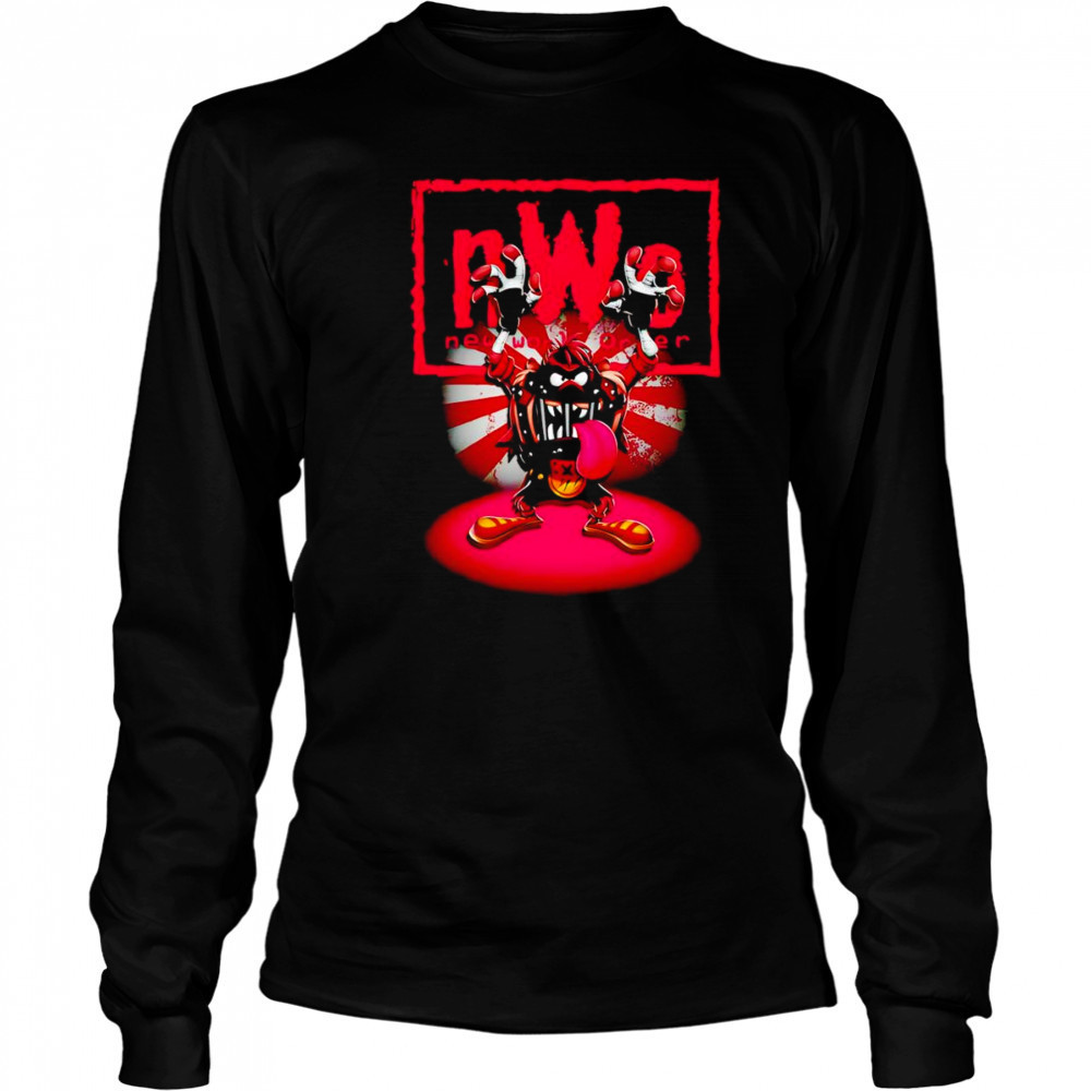 Taz and Sting NWO new world order shirt Long Sleeved