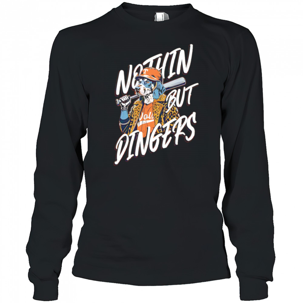 Tennessee Baseball Nothin But Dingers Dog shirt Long Sleeved