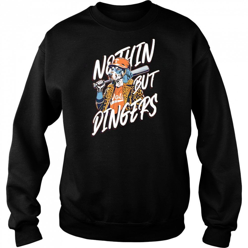 Tennessee Baseball Nothin But Dingers Dog shirt Hoodie