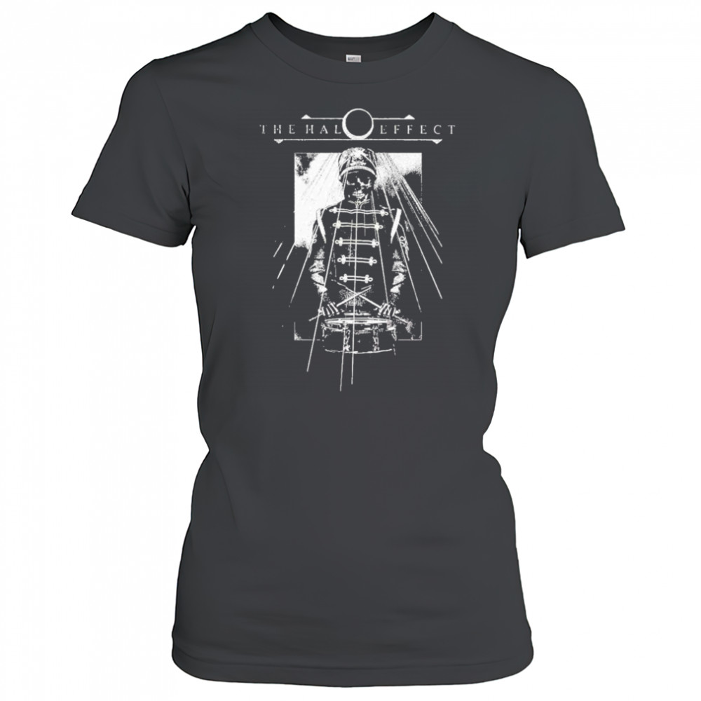 The Halo Effect Odyssey Music Marching Skeleton shirt Women's T-shirt