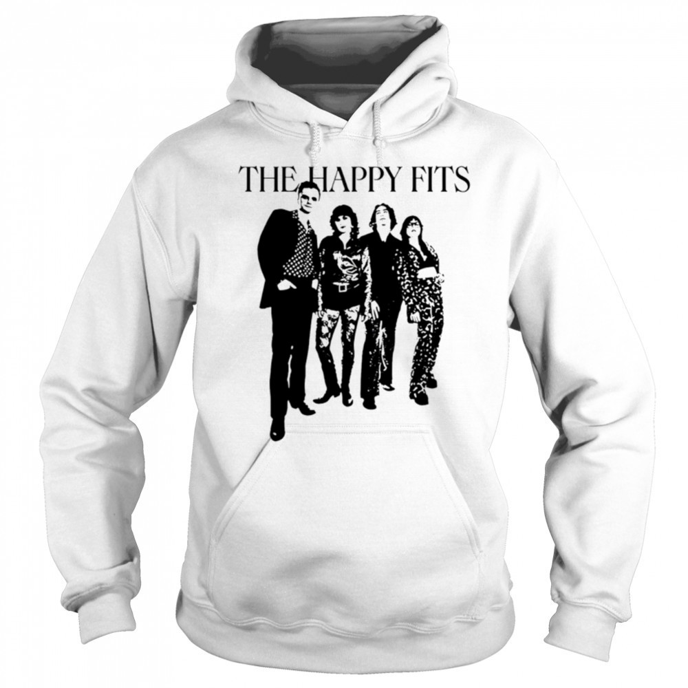 The happy fits photo invert black white shirt Sweatshirt