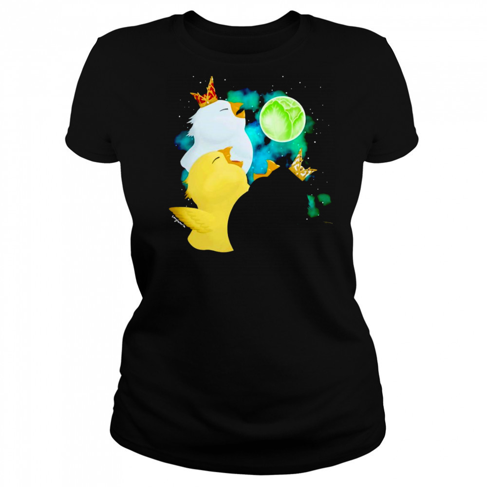 Three Fat Chocobo Moon shirt Women's T-shirt
