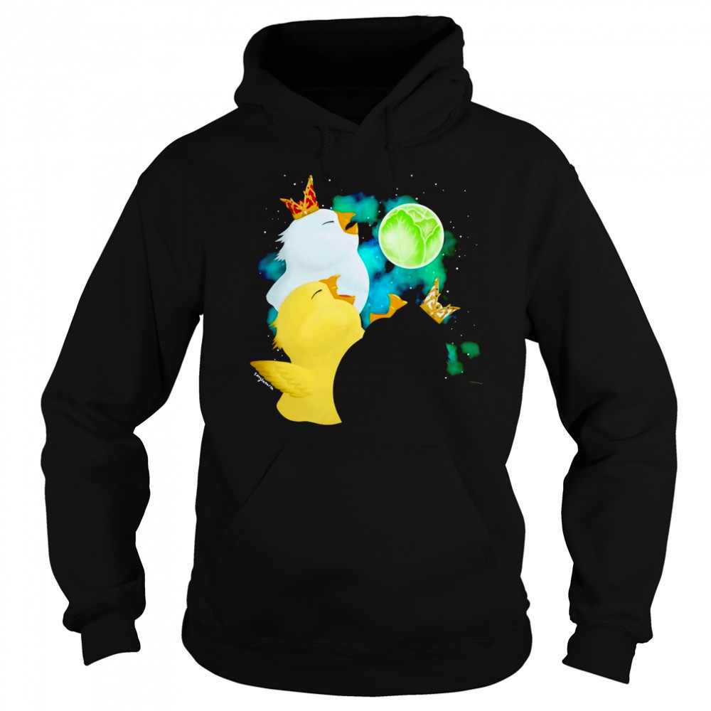 Three Fat Chocobo Moon shirt Sweatshirt