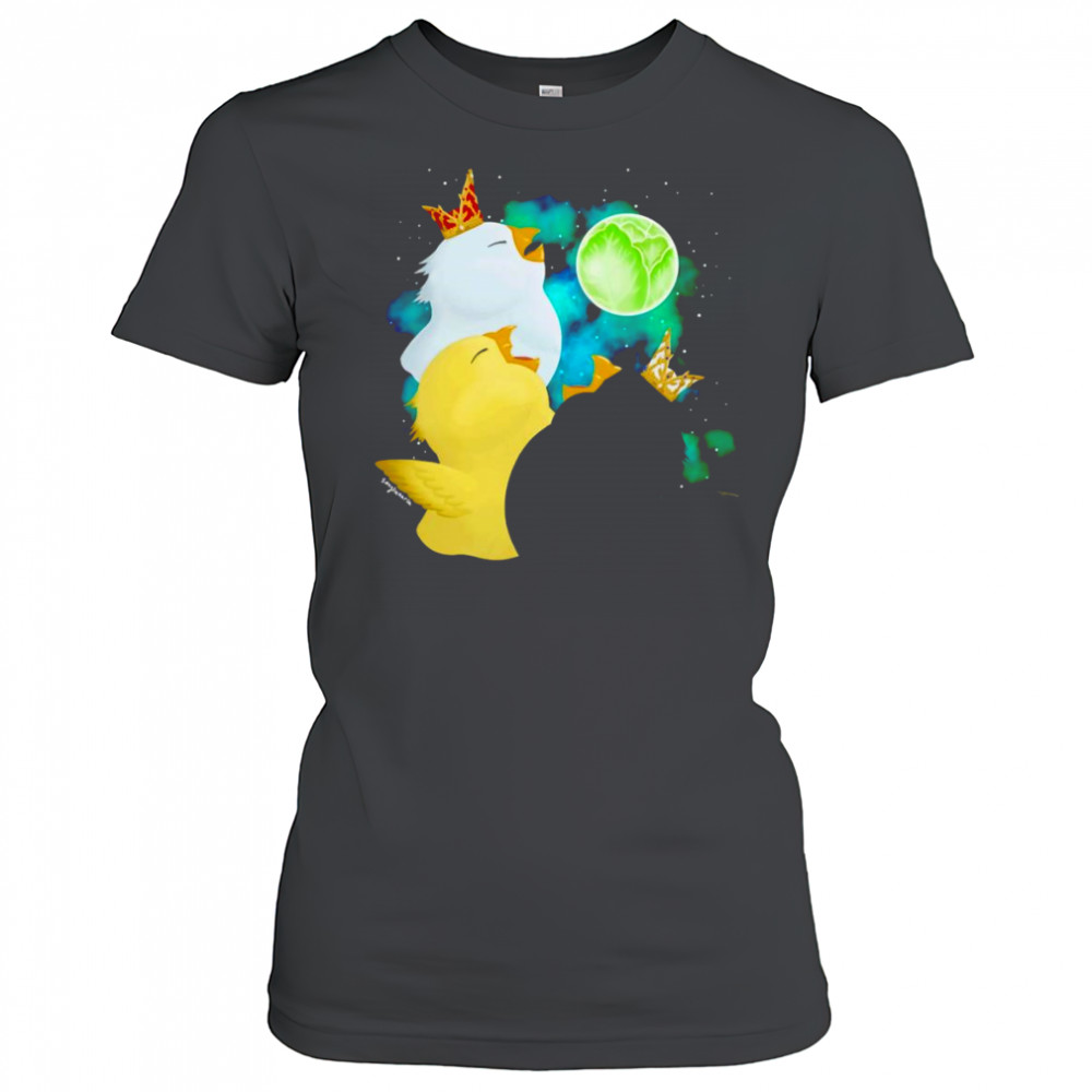 Three Fat Chocobo Moon shirt Women's T-shirt