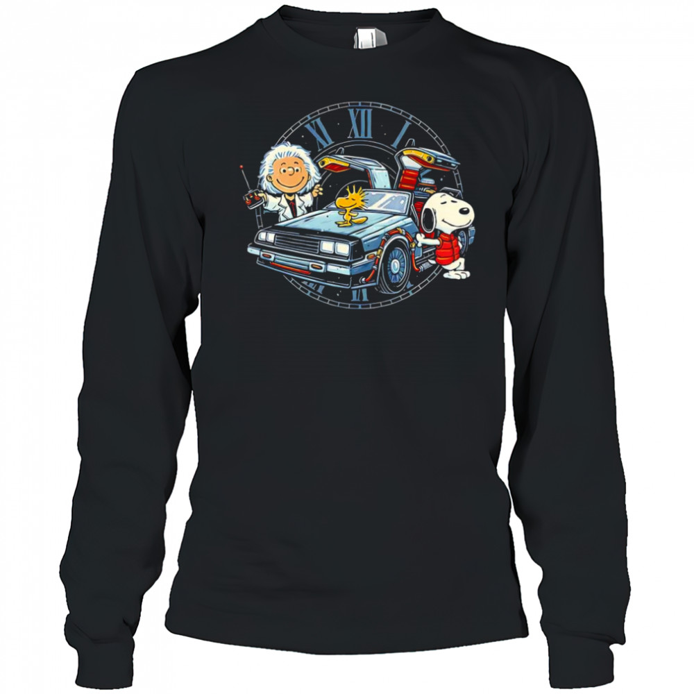 Time travel buddies Peanuts shirt Long Sleeved