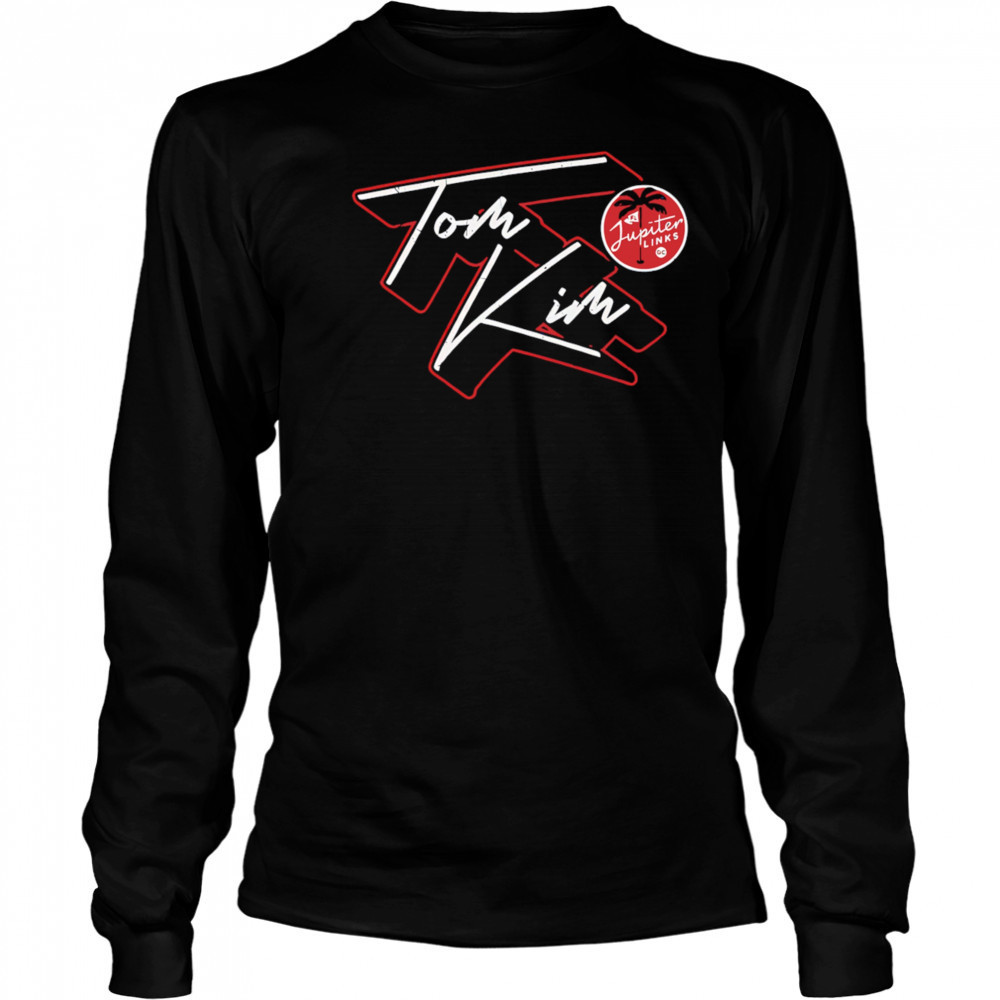 Tom Kim Text Name design shirt Long Sleeved