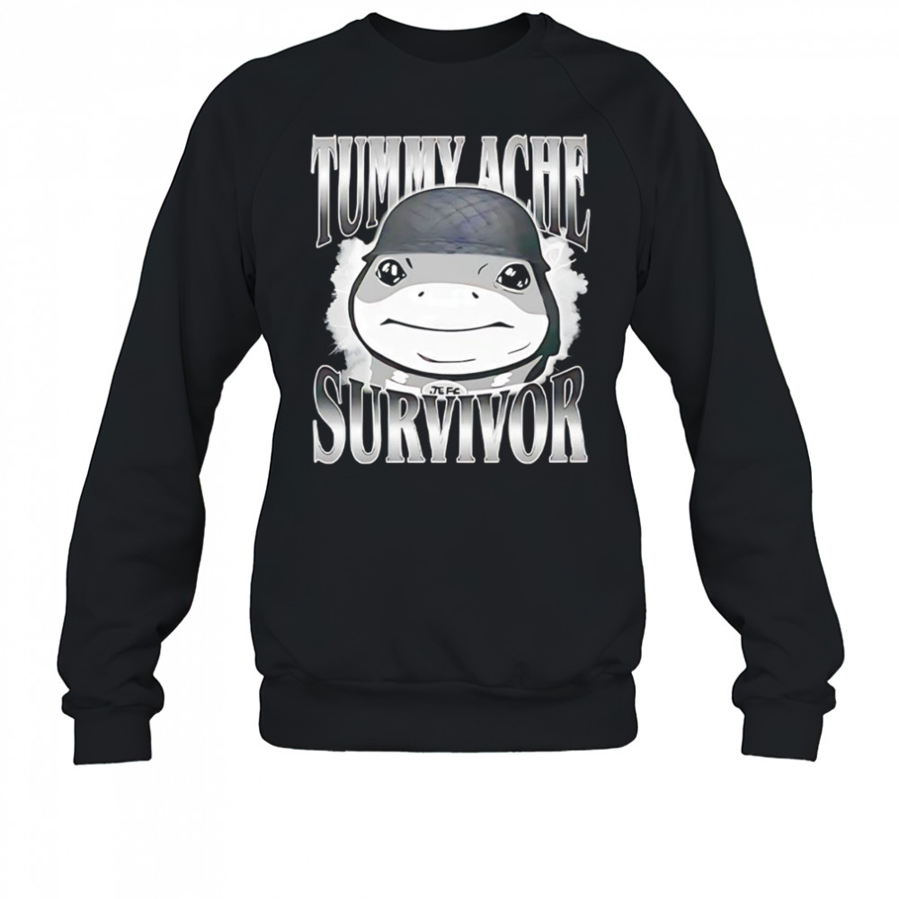 Tummy Ache Survivor Jeff the Land Shark Helmet Meme shirt Sweatshirt