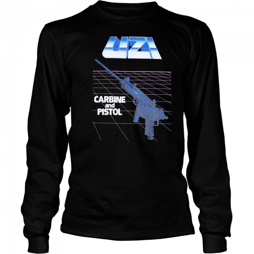 Uzi Carbine And Pistol T-shirt Long Sleeved