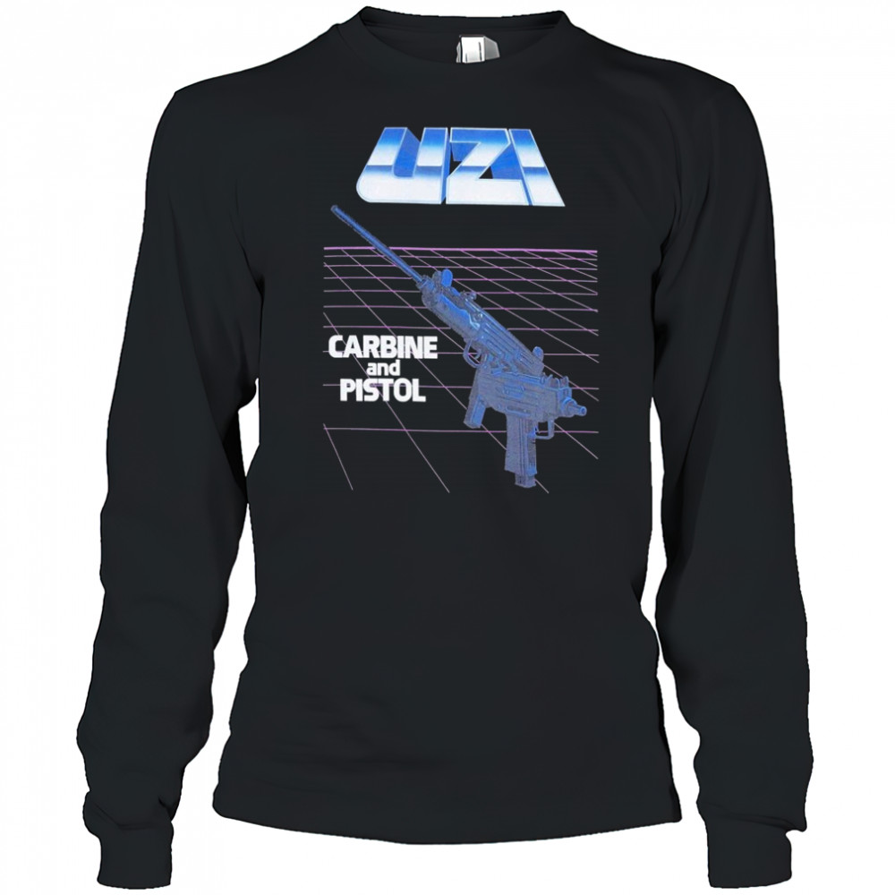 Uzi Carbine And Pistol T-shirt Long Sleeved