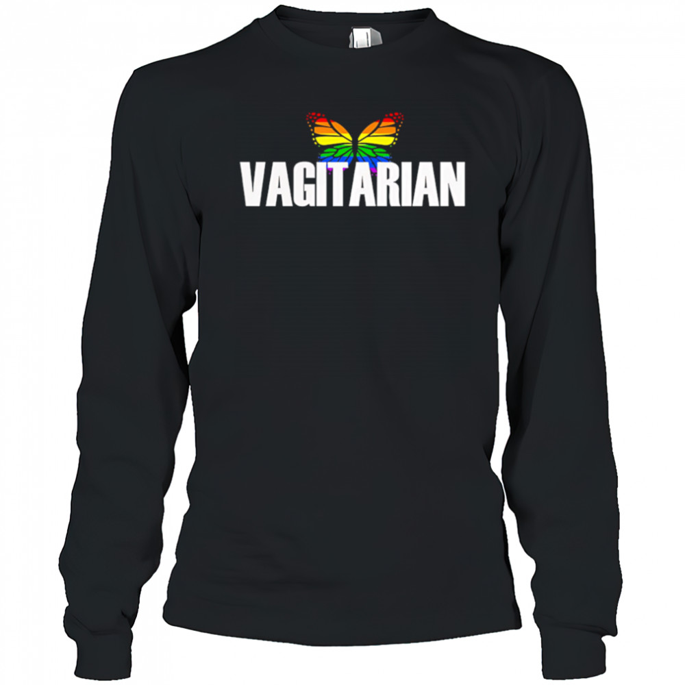 Vagitarian Pride shirt Long Sleeved
