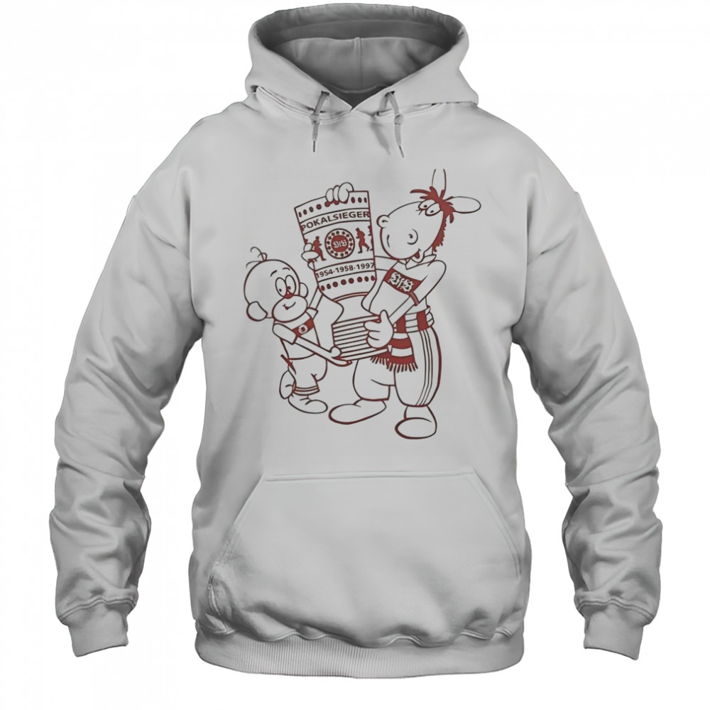 VFB Pokal Final Äffle Und Pferdle T-Shirt Hoodie