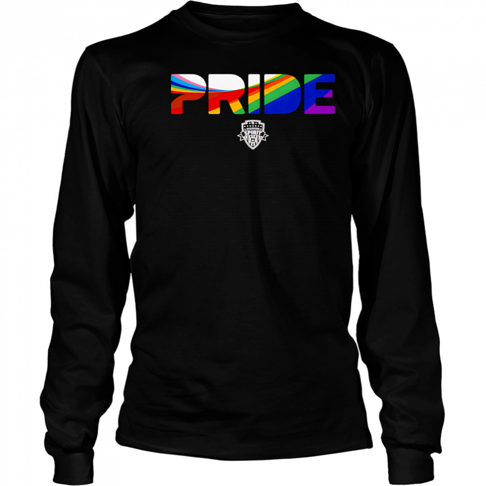 Washington Spirit Pride Stripes 2025 shirt Long Sleeved