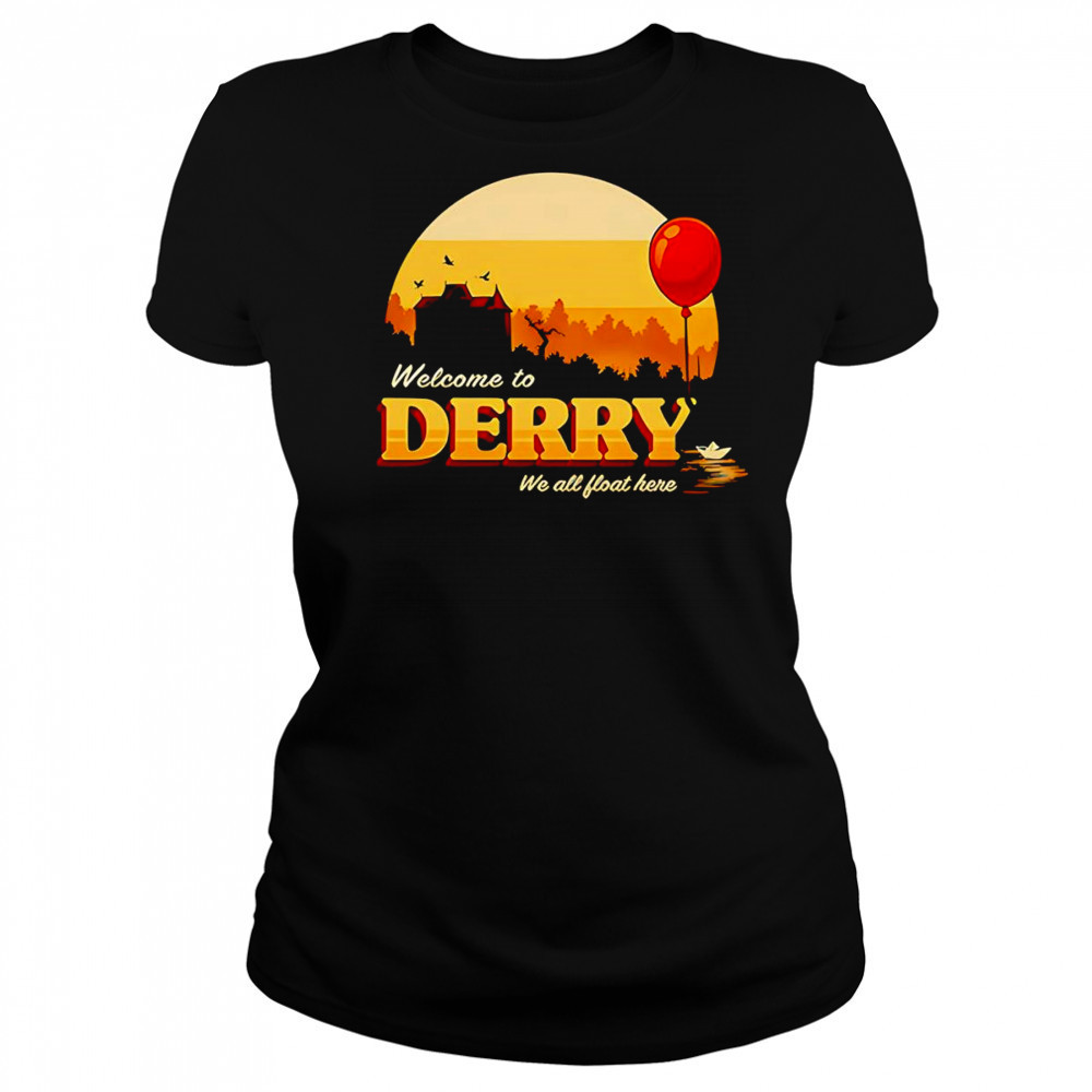 Welcome to Derry we all float here shirt Women's T-shirt