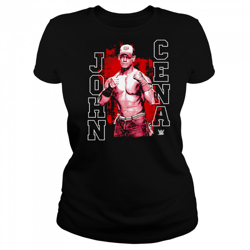 WWE John Cena Red Monochrome shirt Women's T-shirt