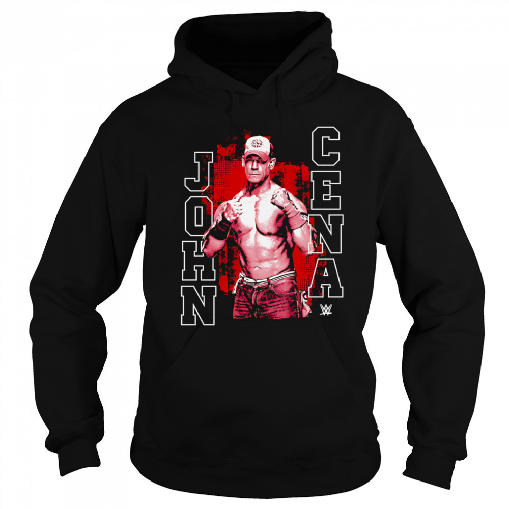 WWE John Cena Red Monochrome shirt Sweatshirt
