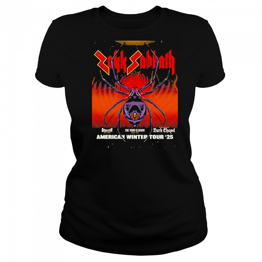 Zakk Sabbath American Winter Tour 2025 Kicks Off In Rancho Mirage CA On October 30 2025 shirt Women's T-shirt