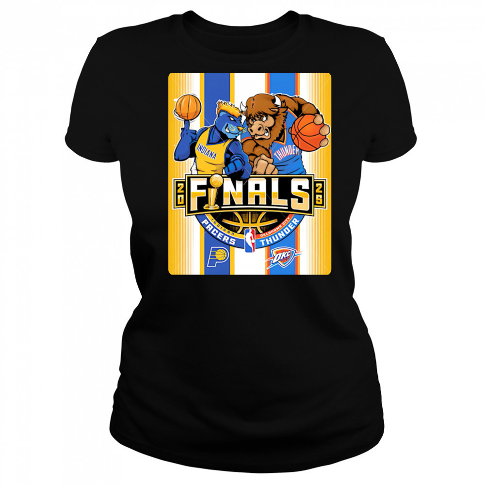 Nba Finals Pacers Vs Okc Thunder mascot shirt Women's T-shirt