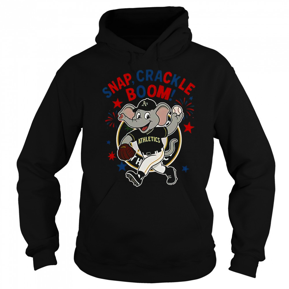 Oakland Athletics Snap Crackle Boom Power Of Champions Indepencence Day T-Shirt Sweatshirt