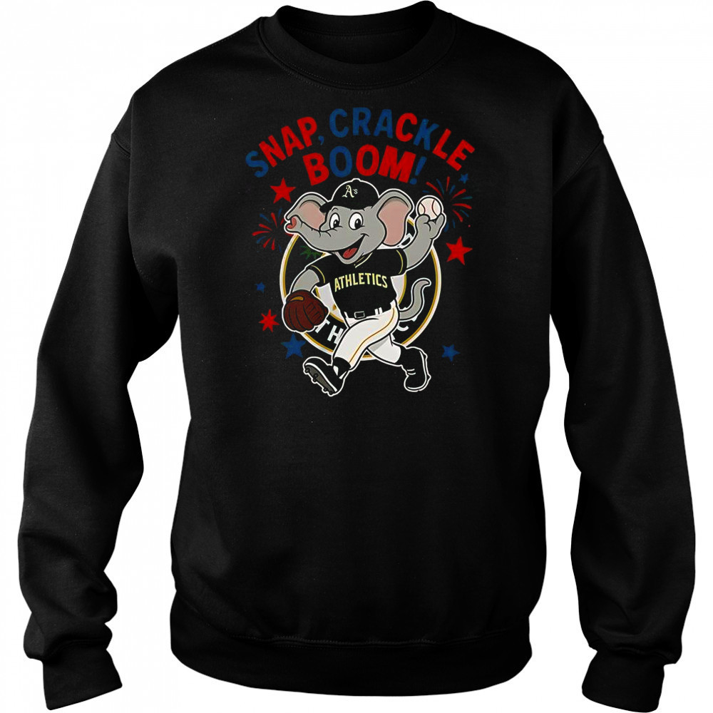 Oakland Athletics Snap Crackle Boom Power Of Champions Indepencence Day T-Shirt Hoodie