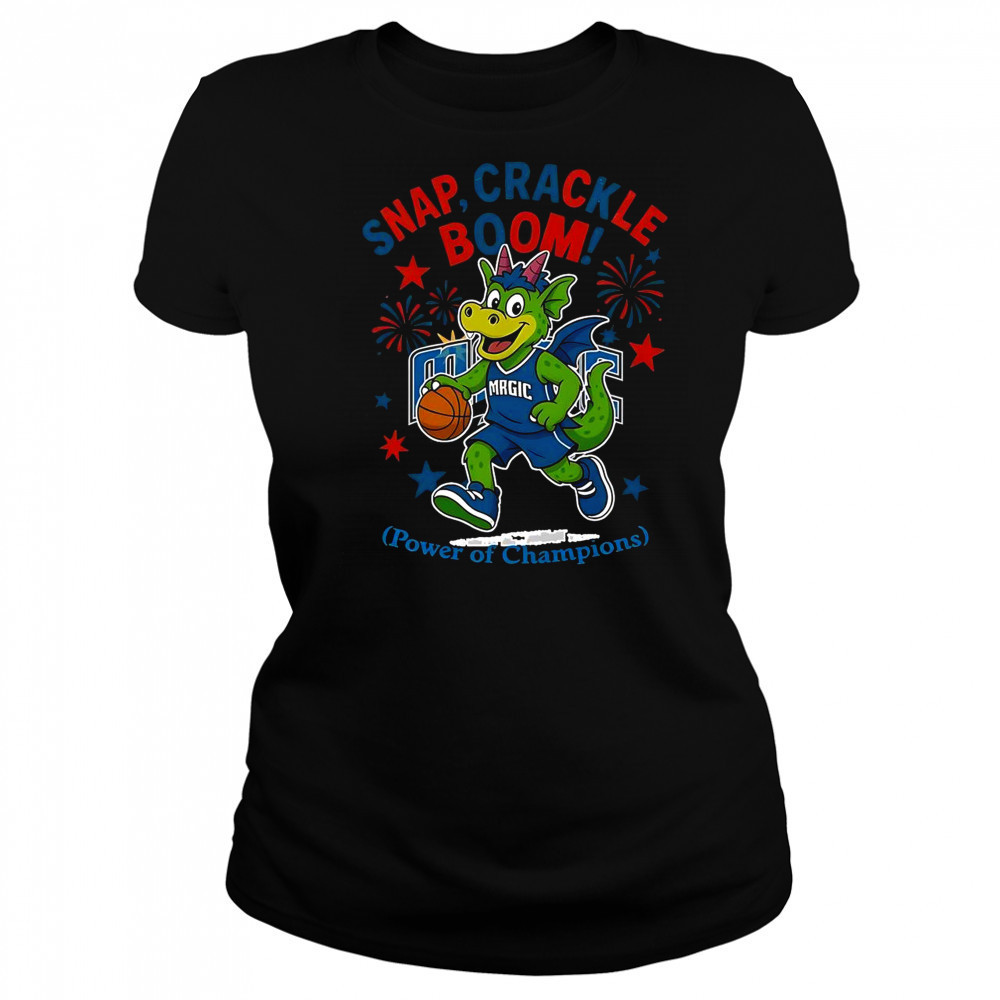 Orlando Magic Snap Crackle Boom Power Of Champions Indepencence Day T-Shirt Women's T-shirt