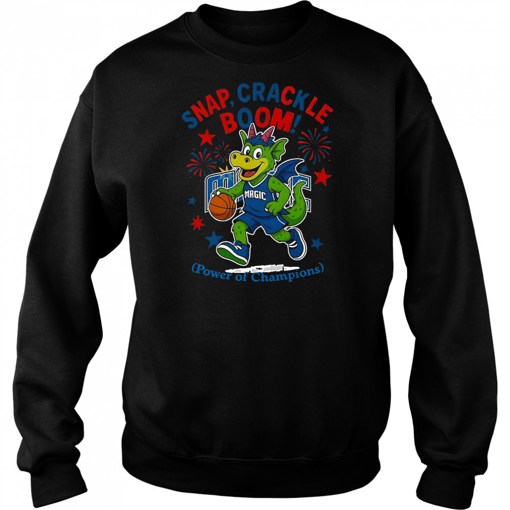 Orlando Magic Snap Crackle Boom Power Of Champions Indepencence Day T-Shirt Hoodie