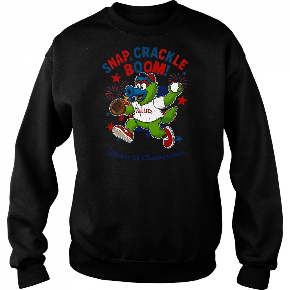 Philadelphia Phillies Snap Crackle Boom Power Of Champions Indepencence Day T-Shirt Hoodie