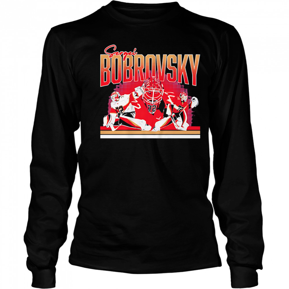 Sergei Bobrovsky 72 Florida Panthers player shirt Long Sleeved