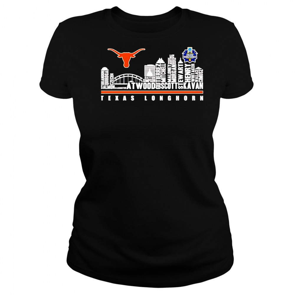 Skyline Texas Longhorns name shirt Women's T-shirt