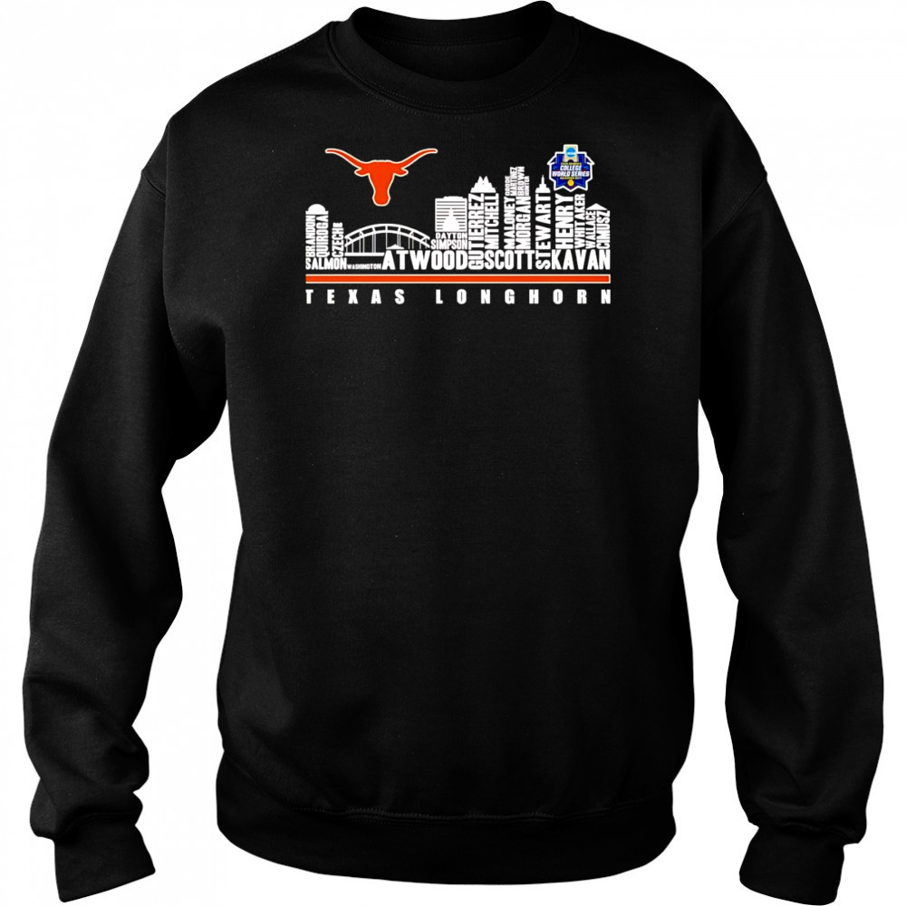Skyline Texas Longhorns name shirt Hoodie