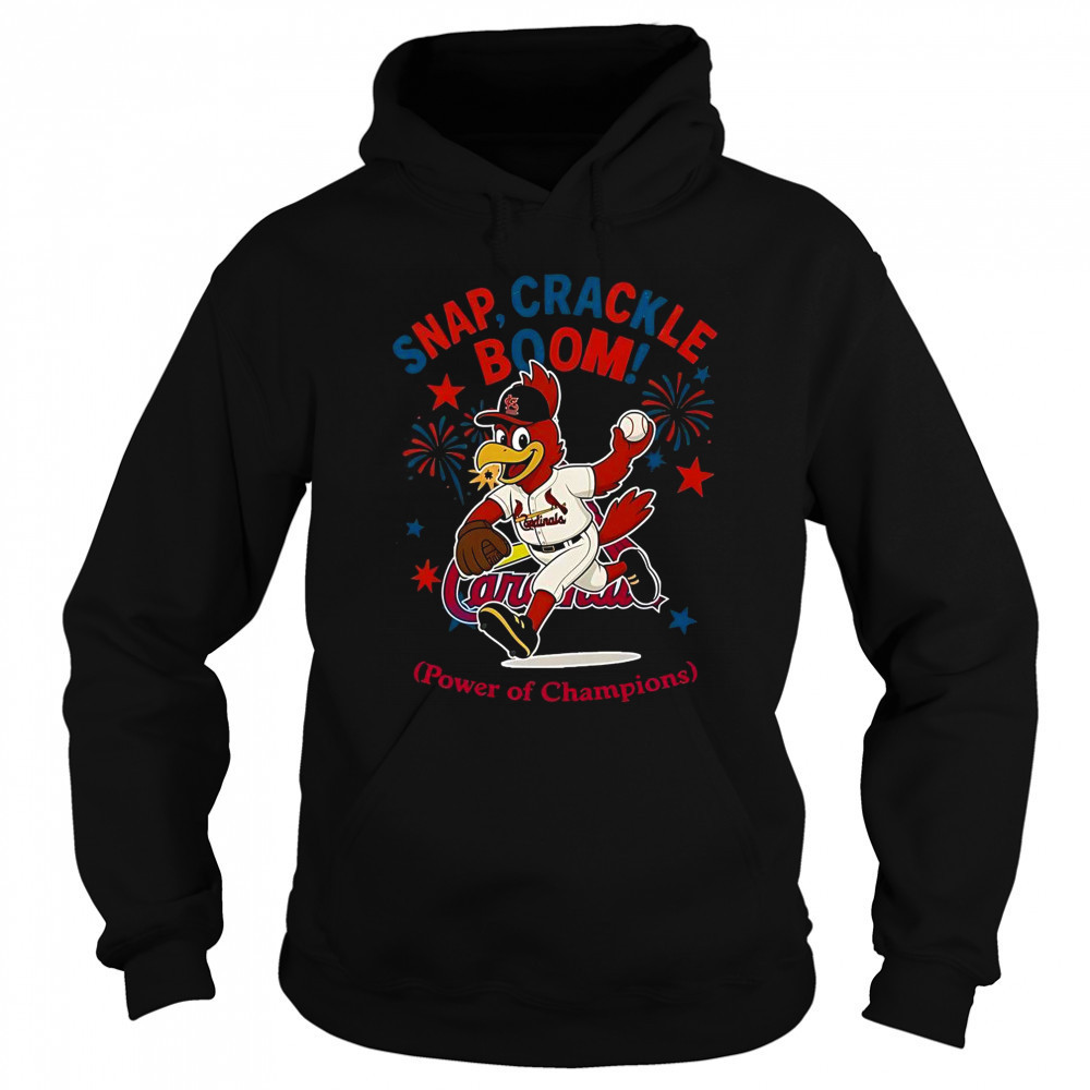 St. Louis Cardinals Snap Crackle Boom Power Of Champions Indepencence Day T-Shirt Sweatshirt