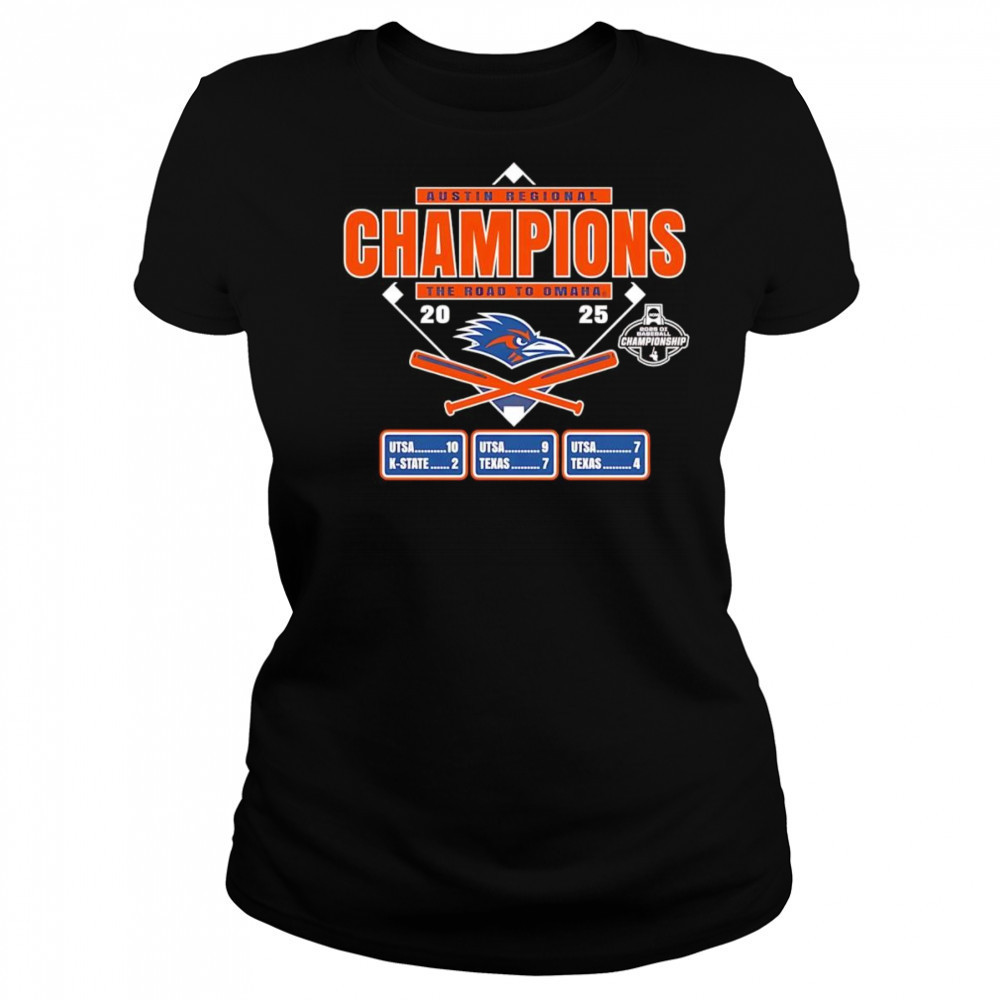 Texas San Antonio Baseball 2025 Austin Regional Champions shirt Women's T-shirt