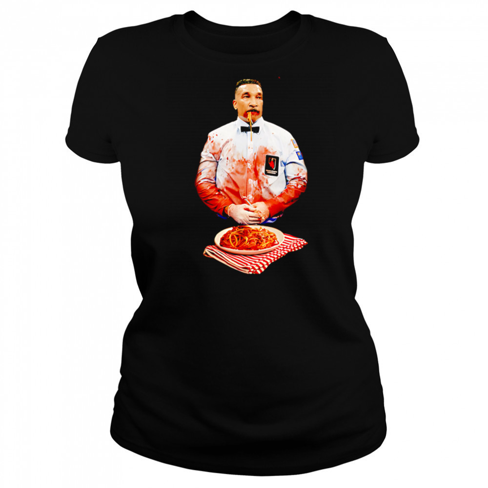 Tony Weeks Bloody Spaghetti Parody shirt Women's T-shirt