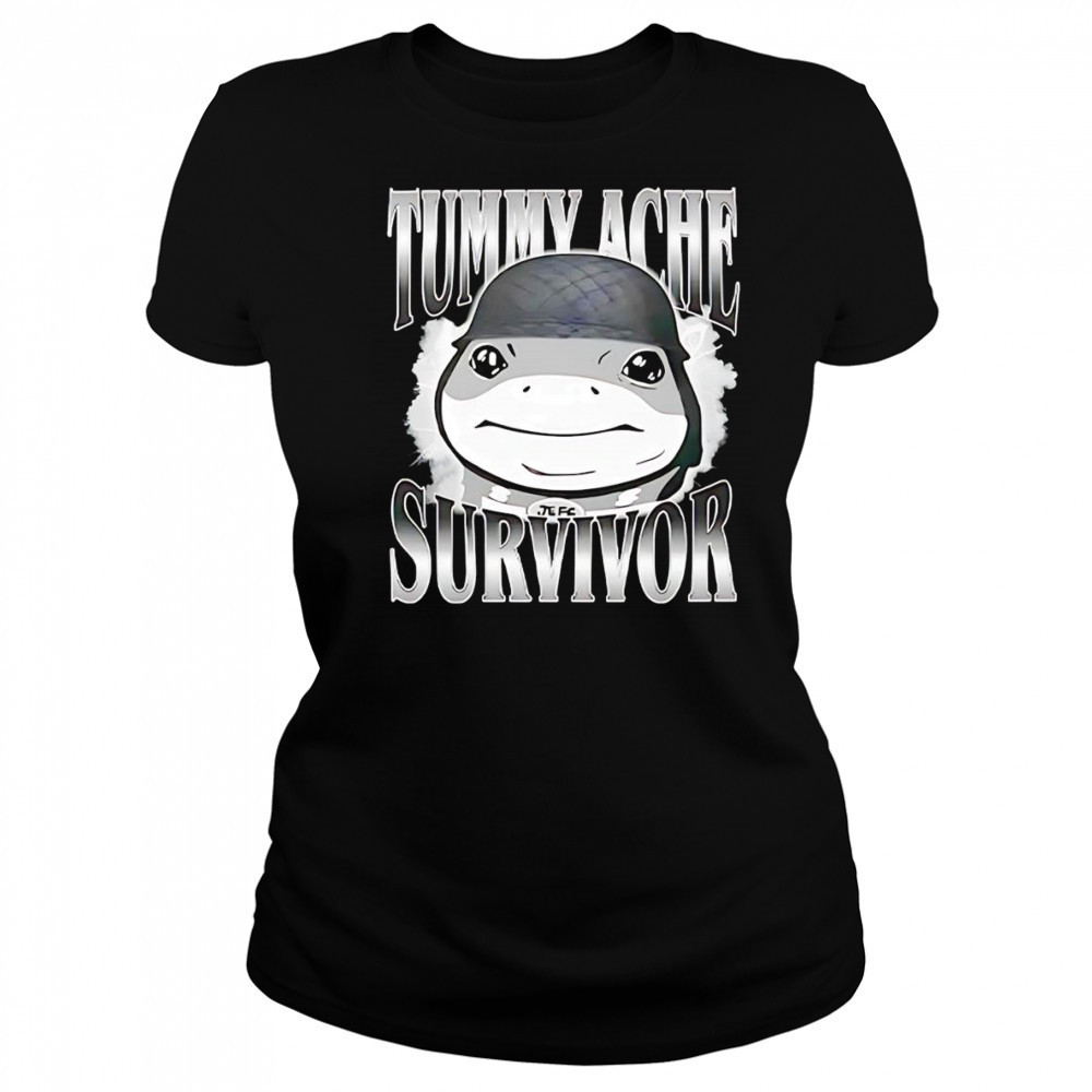 Tummy Ache Survivor Jeff the Land Shark Helmet Meme shirt Women's T-shirt